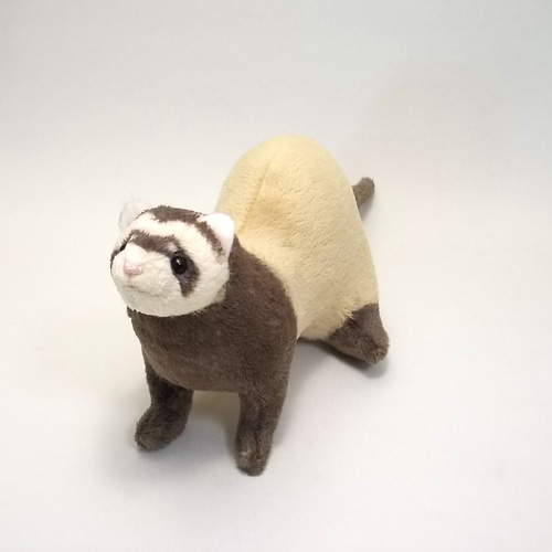 フェレットぬいぐるみ・セーブル 【受注製作】 ぬいぐるみ