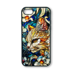 iPhone 17/16 貓咪珍珠母貝設計手機殼，個人化訂製，天然貝殼，柔軟防震，相容於所有型號，型號 052 第2張的照片