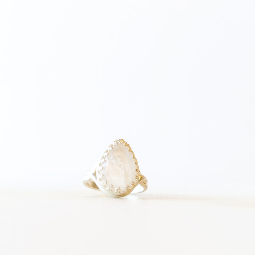 レインボームーンストーン リング 天然石 リング 天然石 指輪