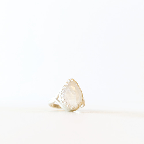 レインボームーンストーン リング 天然石 リング 天然石 指輪