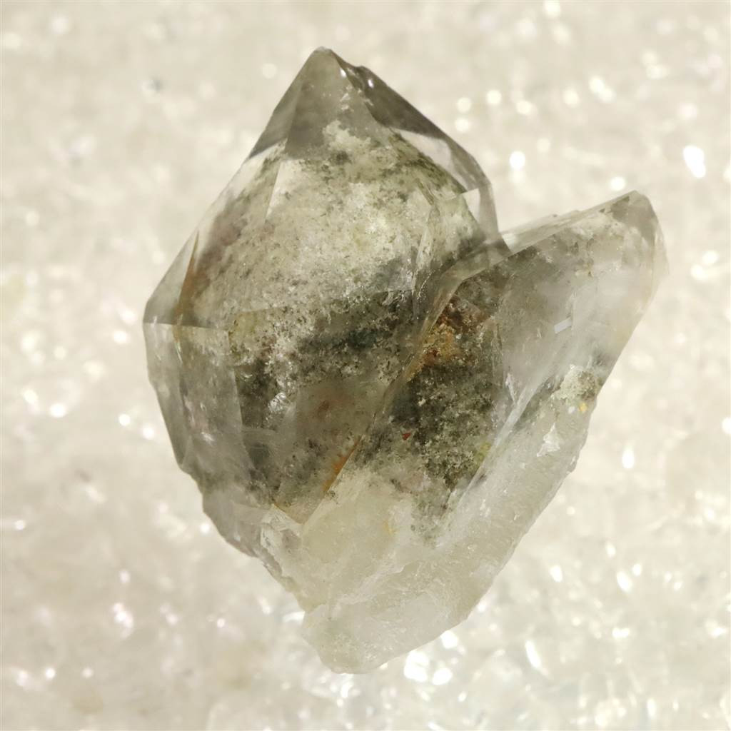 ガーデンクォーツ 庭園水晶 41mmポイント原石  ツイン レコード・キーパー31.1g #76466
