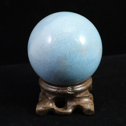 トロレアイト トロール石 57mmスフィア 台付 277g #81959 天然石