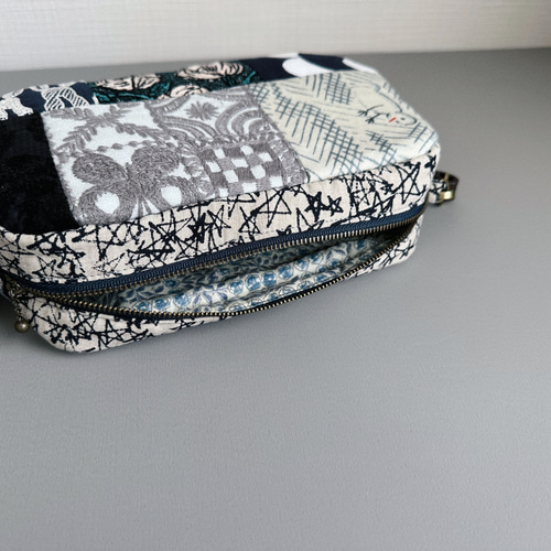 ミナペルホネン パッチワークショルダー ショルダーバッグ melody..m