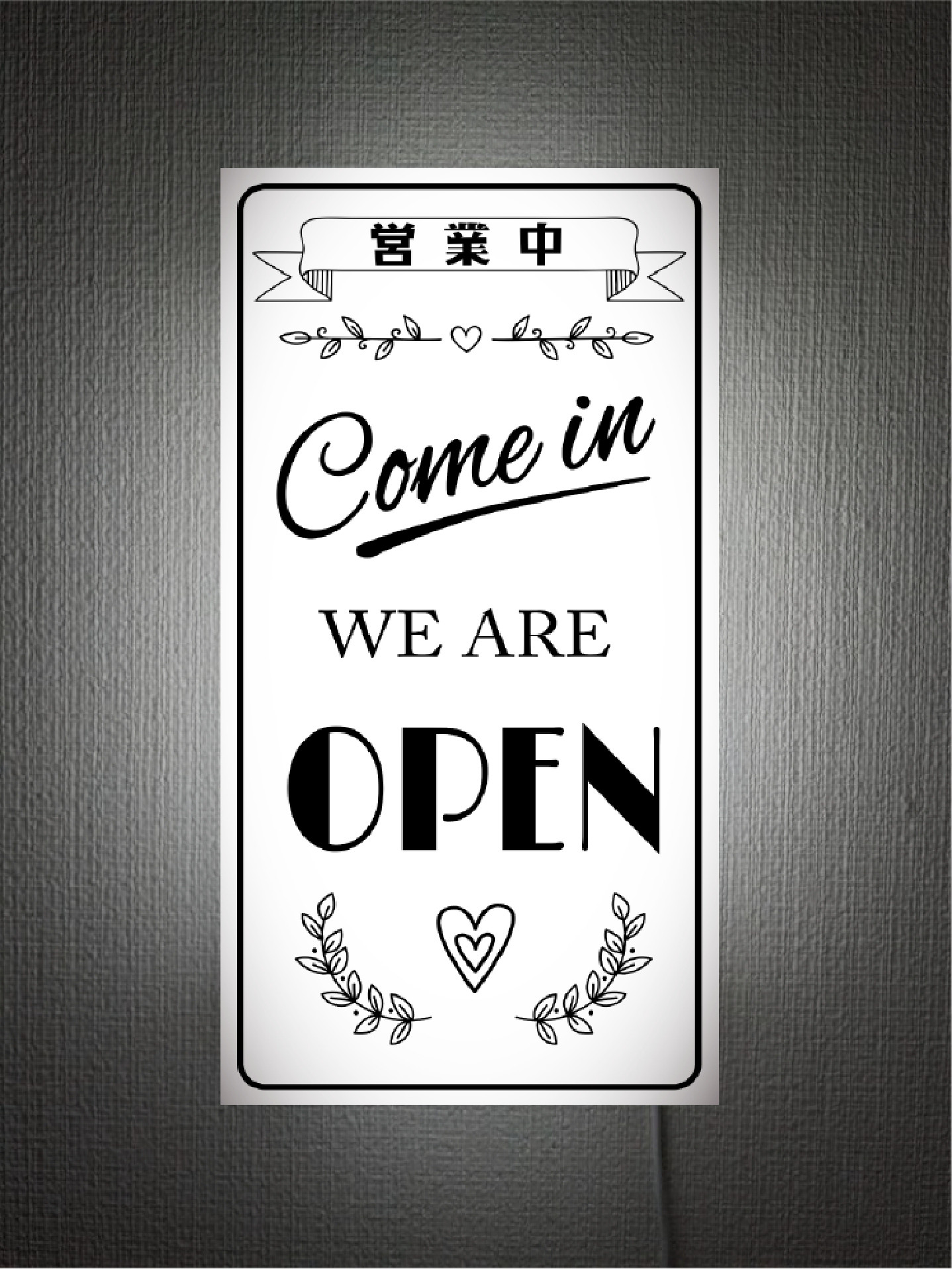 【オーダー無料 Lサイズ】オープン 営業中 開店 販売中 店舗 キッチンカー 壁掛 照明 看板 置物 雑貨 ライトBOX 10,350円