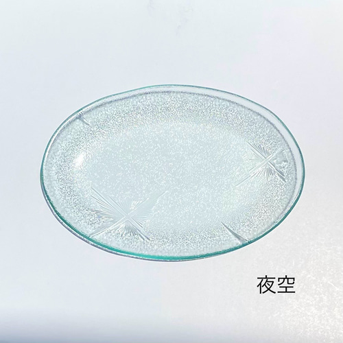 ガラス　絵付け楕円皿 楽天市場】京の色絵ガラス 楕円皿 金魚 京都 和小物 和雑貨