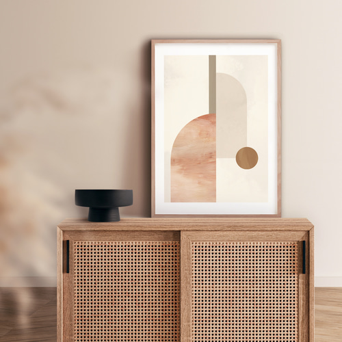 北欧ポスター 【 nuance color 02 】 抽象画 ニュアンスカラー