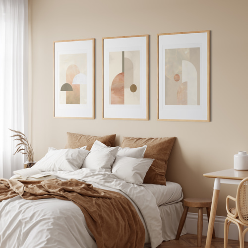 北欧ポスター 【 nuance color 02 】 抽象画 ニュアンスカラー