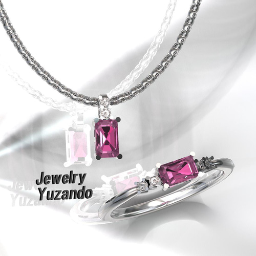ピンクトルマリン シルバーペンダント0.30ct Pink Tourmaline