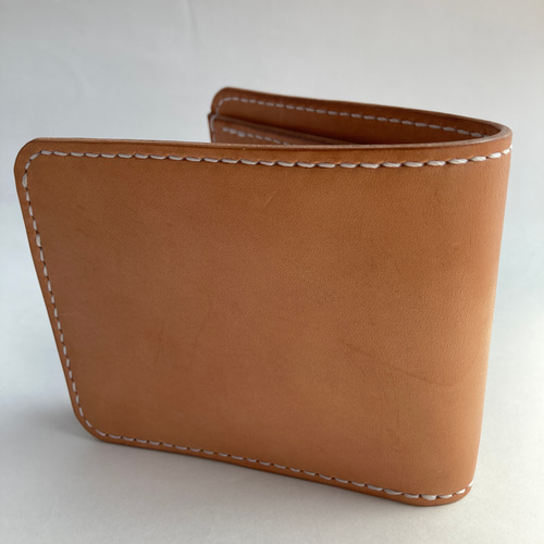 手縫い 二つ折り革財布 ハーフウォレット HWA-01 二つ折り財布