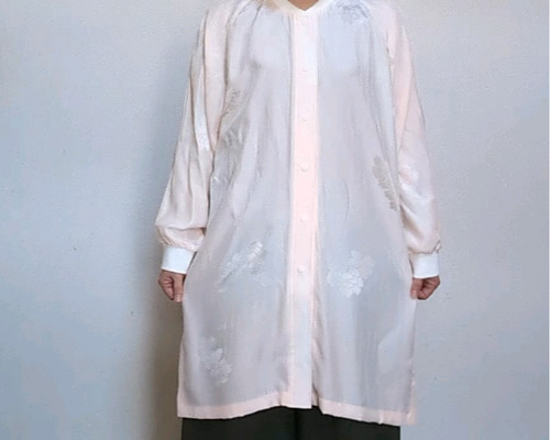 長襦袢反物から作ったシルクパジャマ　㉒ 長襦袢反物から仕立てたシルクパジャマ ㉓ - メルカリ