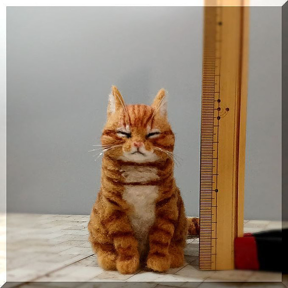 羊毛フェルト 猫 茶トラ猫 （友美様専用ページ 猫バッグチャーム