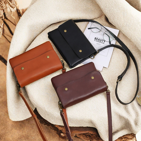 ビンテージ】本革レディースショルダーバッグ ブラウン 【公式通販】