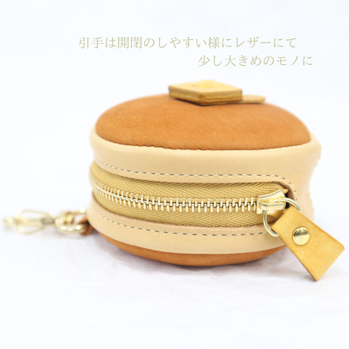 お値下げ不可⭐レア！！！フェイラー パンケーキ チャーム型ポーチ⭐未使用 パンケーキ ホットケーキ 丸型ミニポーチ ゴルフボール ケース