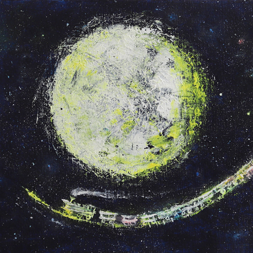 宇宙 絵画 F4サイズ