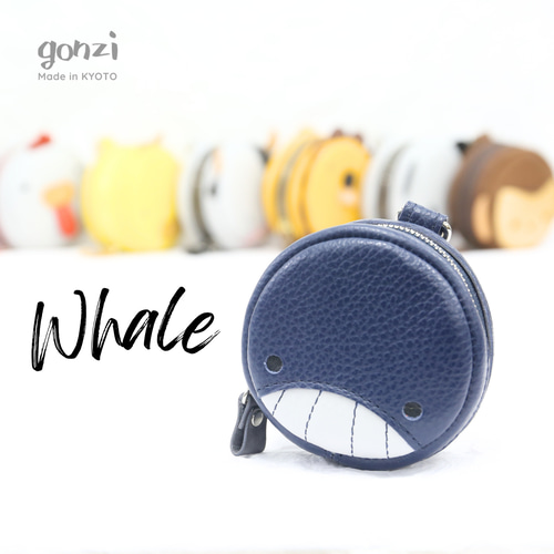 クジラ 丸ミニポーチ ホエール ゴルフボール ケース チャーム
