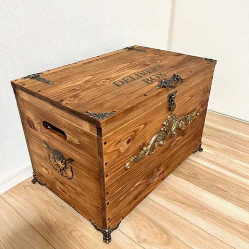 宅配ボックス (木製) スタンダード仕様 ／ 塗装色・透明クリヤー