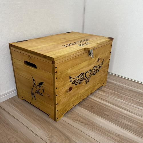 新品 宅配ボックス大容量　天然木ラック 宅配ボックス (木製) スタンダード仕様 ／ 収納ボックス／送料無料