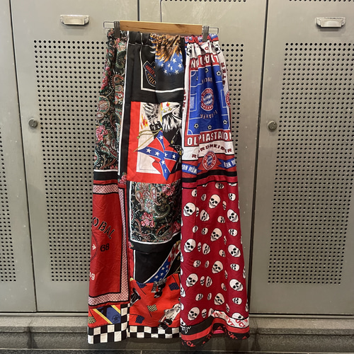 古着 ヴィンテージ vintage スカート ロングスカート パッチ