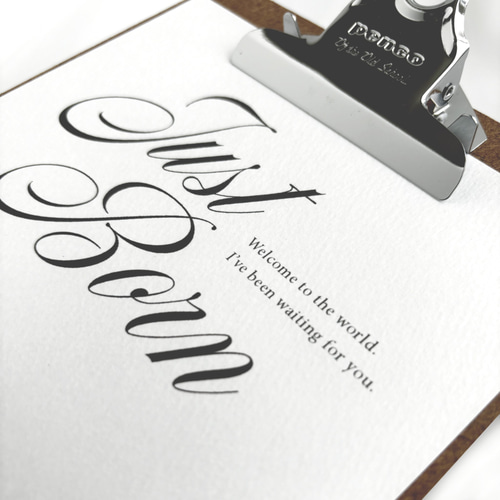 手形足形《A5size》マンスリーカード 雑貨・その他 moon + cloud 通販