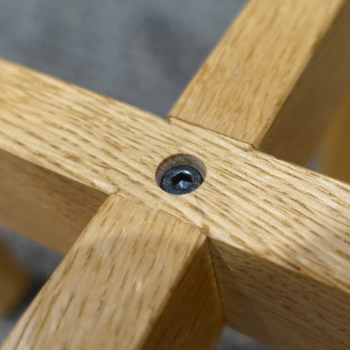 フラワースタンド 花台 オーダー シンプル 天然木 オーク（楢）無垢材