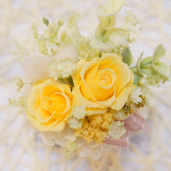 母の日ギフトにぴったり！　ミニローズアレンジメント　プリザーブドフラワー　ケース付き　３色 15枚目の画像