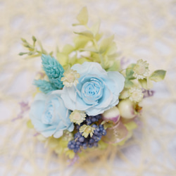 母の日ギフトにぴったり！　ミニローズアレンジメント　プリザーブドフラワー　ケース付き　３色 10枚目の画像