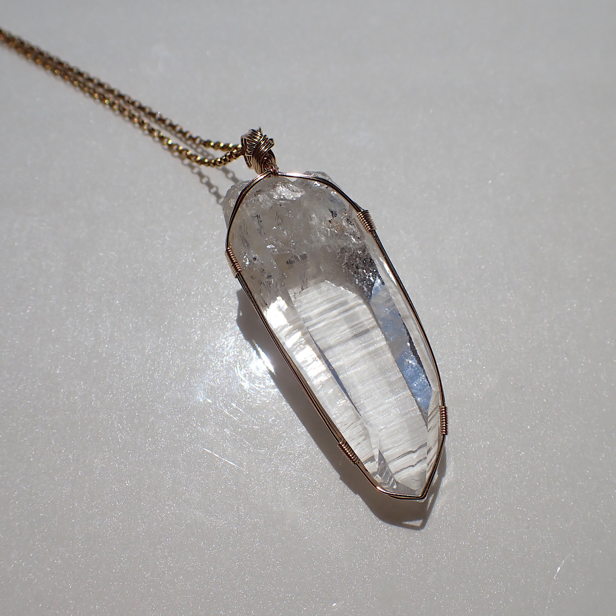 女神巻き®︎コロンビアレムリアンのペンダントトップ