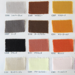 全50色 / ダブルガーゼ / SS~10L / 選べるサイズ・着丈・襟・袖 / ブラウス / オーガニックコットン 12枚目の画像