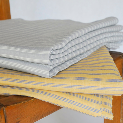売れ筋がひ贈り物！ khadi カディコットン 生地 手織り 手紡ぎ ストライプ 薄手 生地 絵画