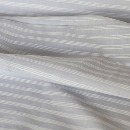 khadi カディコットン 生地 薄手 ストライプ 手紡ぎ 手織り 生地