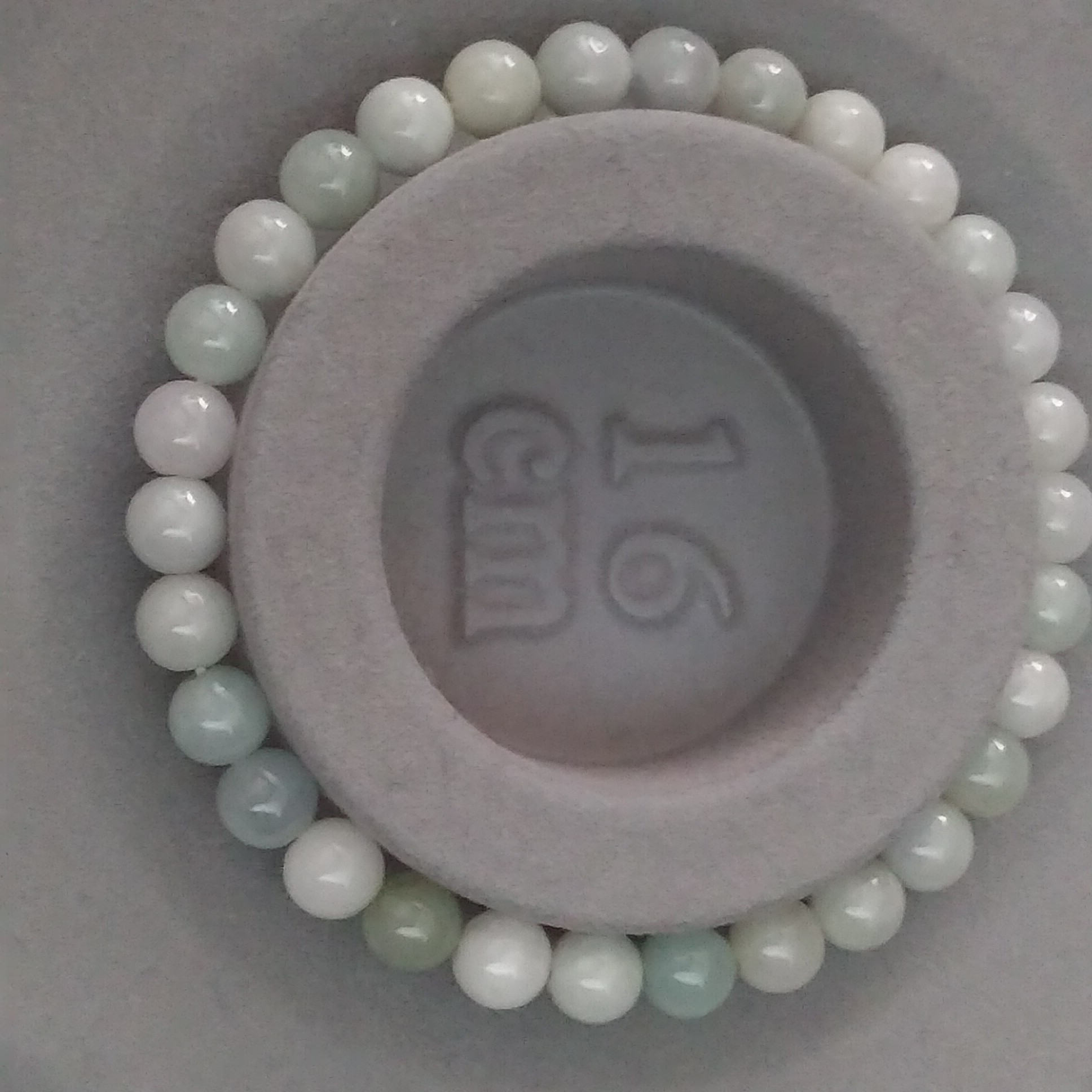 【説明必読】【送料無料】糸魚川翡翠　6mm前後　ブレスレット　希少ストーン　16cm　Mサイズ　お直し可