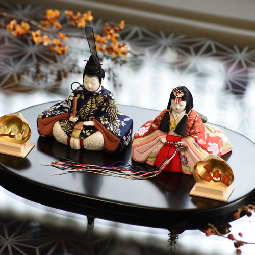 木目込み雛人形　手作り　Japan made 新作！ 雛人形 木目込み人形【喜雲雛】 ひな人形・雛飾り 有松人形工房