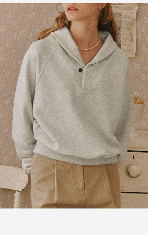 秋季純棉翻領派克大衣 第11張的照片