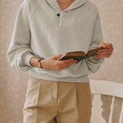 秋季純棉翻領派克大衣 第2張的照片