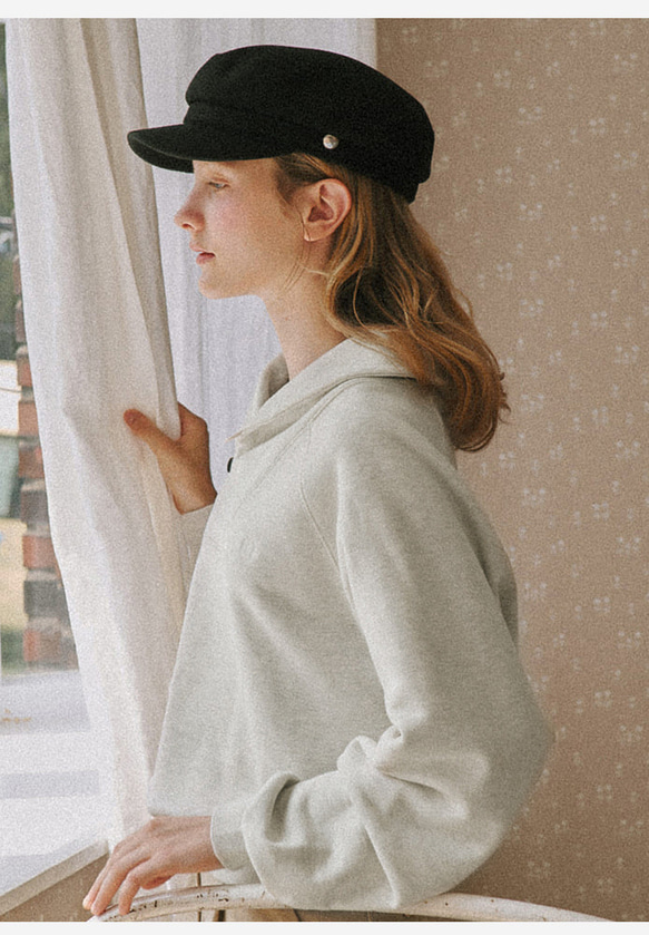 秋季純棉翻領派克大衣 第7張的照片