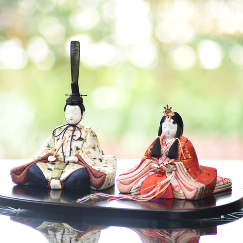 1点もの 雛人形 木目込み人形 【光雲雛】 ひな人形・雛飾り 有松人形