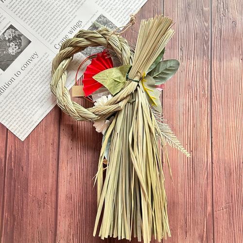 しめ縄リースお正月リースNo.9