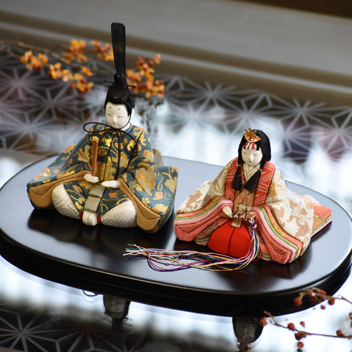 1点もの 雛人形 木目込み人形 【光雲雛】 ひな人形・雛飾り 有松人形
