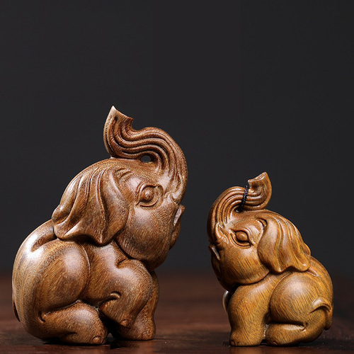 NO.2029　木製象の彫刻　木工芸品　置物 NO.2029 木製象の彫刻 木工芸品 置物 アジアン、超大型象、木彫刻