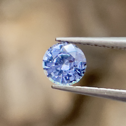 サファイア ライトブルーサファイア ルース 0.48 カラット ラウンド