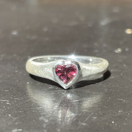 ルベライト ピンク トルマリン ハートシェイプカット 0.4ct 印台