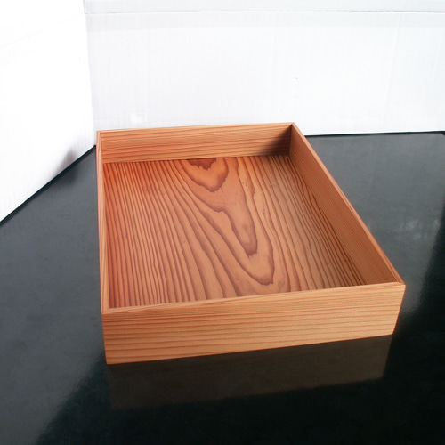 M044-2　屋久杉　文箱　木箱　蓋つき M044-2屋久杉文箱木箱蓋つき