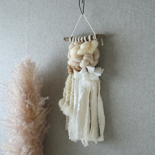 NO.78 ivory マクラメタペストリー NO.78 ivory マクラメタペストリー