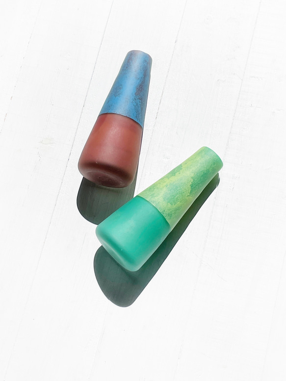 ツートーンフラワーベース☆ ご注文前に在庫があるか『質問』でお尋ねください 6枚目の画像