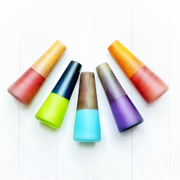 ツートーンフラワーベース☆ ご注文前に在庫があるか『質問』でお尋ねください 2枚目の画像