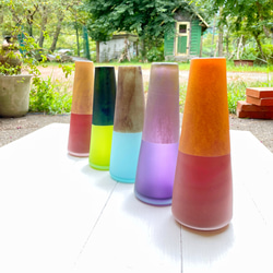 ツートーンフラワーベース☆ ご注文前に在庫があるか『質問』でお尋ねください 1枚目の画像