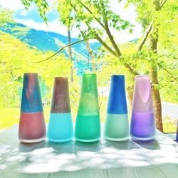 ツートーンフラワーベース☆ ご注文前に在庫があるか『質問』でお尋ねください 4枚目の画像