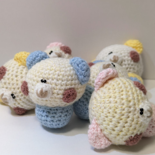 手編みパステルあみぐるみ 約30cmから50cm 【公式通販】