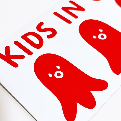 たこさんウインナー キッズインカー マグネット｜車 ステッカー シール