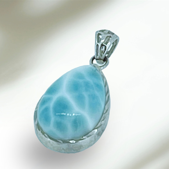 ラリマーペンダントトップ silver925